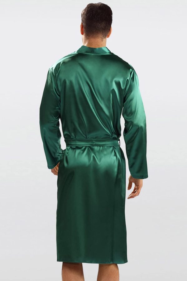 Classic And Elegant Christian Bathrobe, Green,46, Green, 14