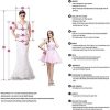 Women's One Shoulder Wrap Bridesmaid Dresses Long with Slit Pleats Satin Mermaid Formal Wedding Party Gowns YZTS083