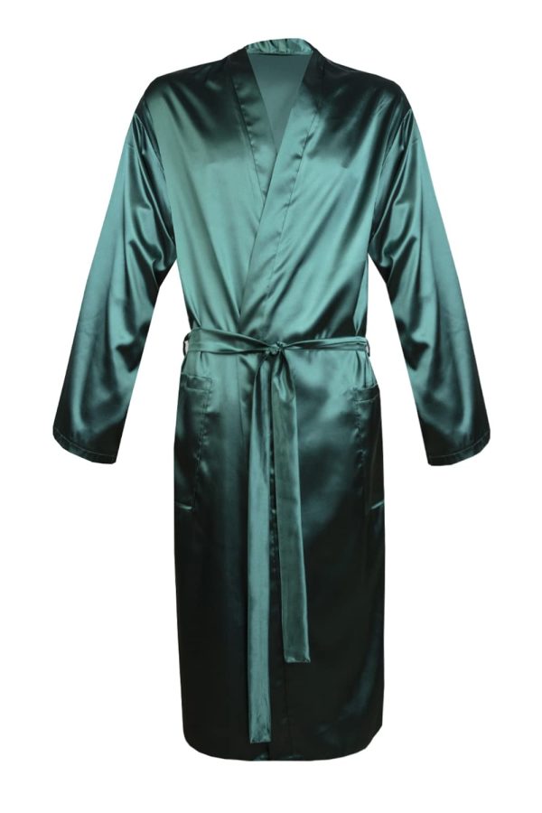 Classic And Elegant Christian Bathrobe, Green,46, Green, 14