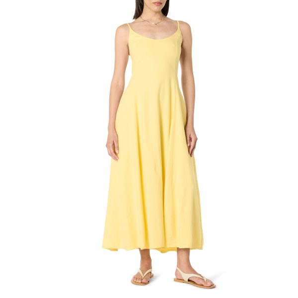 Women's Luna Scoop Neck Linen Maxi Dress