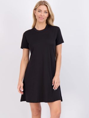 3-Pack: Women's Super-Soft Short Sleeve Dress Loose Casual Plain Simple Summer T-Shirt (Available in Plus)