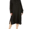Women's Fiona Relaxed Linen Midi Shirt Dress
