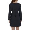Women's Soft Bow Everyday Shift Dress