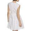 Women's Petal Burnout Fit and Flare Dress