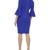 Women's Peplum Sheath Dress