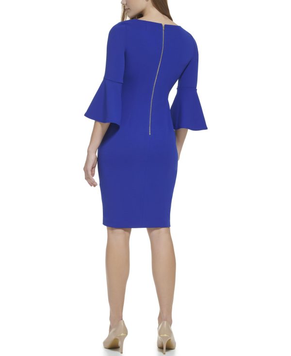 Women's Peplum Sheath Dress