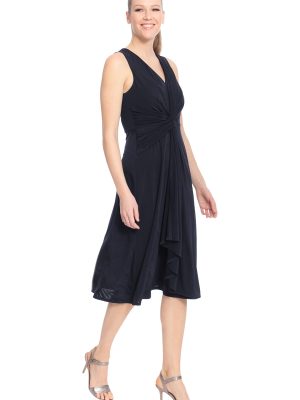 Women's V-Neck Twist Waist Dress