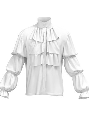Pirate Ruffled Seinfeld Puffy Shirt