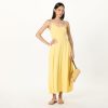 Women's Luna Scoop Neck Linen Maxi Dress