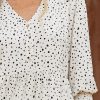 Women's Casual V Neck Boho Dress Puff Sleeve High Waist Floral Smocked Flowy Ruffle Midi Dresses