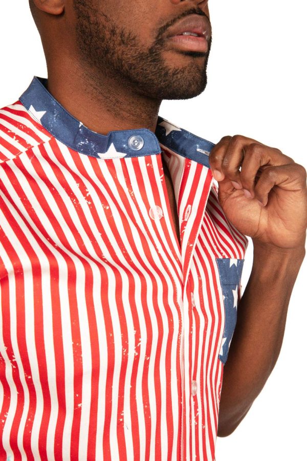 Casual One Piece Romper for Men Short Sleeve Button Down Jumpsuit - The Original Romphim