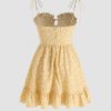 Womens Summer Dresses Floral Spaghetti Strap Cute Vacation Sundress Dress Boho Casual Outfits