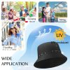 48 Pcs Bucket Hat Bulk for Women Men Fisherman Adjustable Summer Hat UV Protection for Outdoor Fishing Hiking Beach