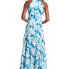 Versatile Criss-Cross Halter Neck, Tiered Maxi Summer Dresses for Women