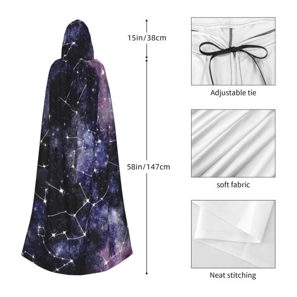 Halloween Hooded Robe Cloak for Adult Men Women Christmas Hoodies Cape Cosplay Cosplay Costumes