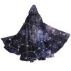 Halloween Hooded Robe Cloak for Adult Men Women Christmas Hoodies Cape Cosplay Cosplay Costumes