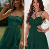 Women's Summer Beach Mini Dress Adjustable Spaghetti Straps Sexy Backless Tiered Sleeveless Boho Dresses