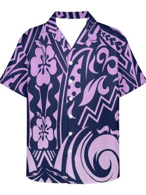 Samoa Couple Outfit Puletasi Samoa Dress Polynesian Shirts for Men Puletasi Samoan Traditional Dress Hawaiian