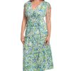 Women's Tiered Maxi with Shoulder and Waist Drawstring Details