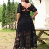 Lace Dresses for Women Wedding Guest Cocktail Semi Formal Party Evening Floral Dresses