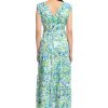 Women's Tiered Maxi with Shoulder and Waist Drawstring Details