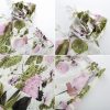 Womens Summer One Shoulder Sleeveless Dresses Floral Flowy Ruffle High Low Wedding Guest Maxi Sundresses