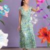 Women's Tiered Maxi with Shoulder and Waist Drawstring Details