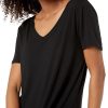 Women's Regular Short-Sleeve V-Neck Swing Dress