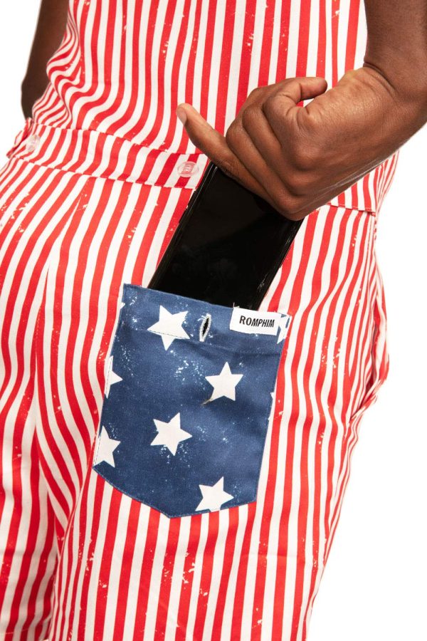 Casual One Piece Romper for Men Short Sleeve Button Down Jumpsuit - The Original Romphim