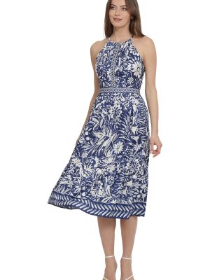 Women's Spaghetti Halter Neck A-line Dress