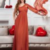 Women's Summer One-Shoulder Empire Waist Chiffon Pleated Maxi Formal Dress 09816