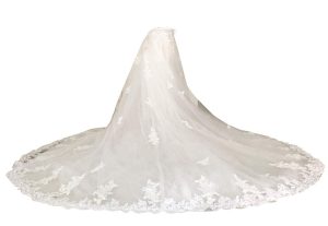 Wedding Detachable Train Long Tutu Maxi Lace Opening Front Skirt