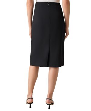 Women's Stretch Crepe Skimmer Skirt