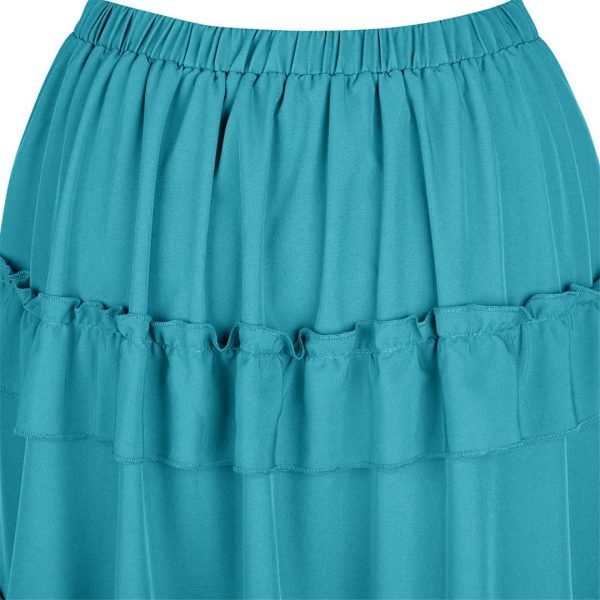 Women's Steampunk Gothic High Low Cyberpunk Victorian Skirt Medieval Renaissance Skirts Cosplay Outfits