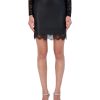 Women's Faux Leather Mini Skirt