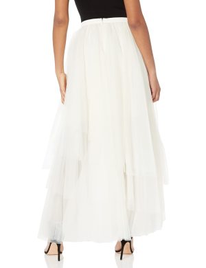 Women's Tiered Ruffle a Line Maxi Skirt