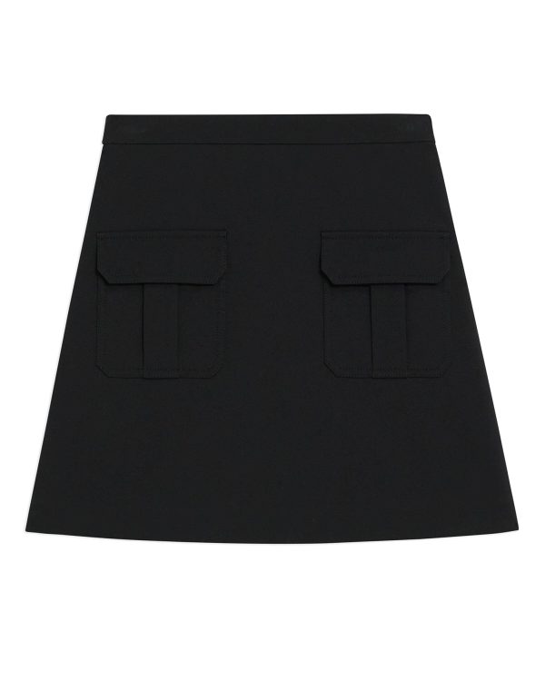 Women's Twill Pocket Mini Skirt
