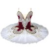 Swan Lake Performance Costume Ballet Dress White Sarong Competition Tutu Kids Adult Ballet Puffy Skirt