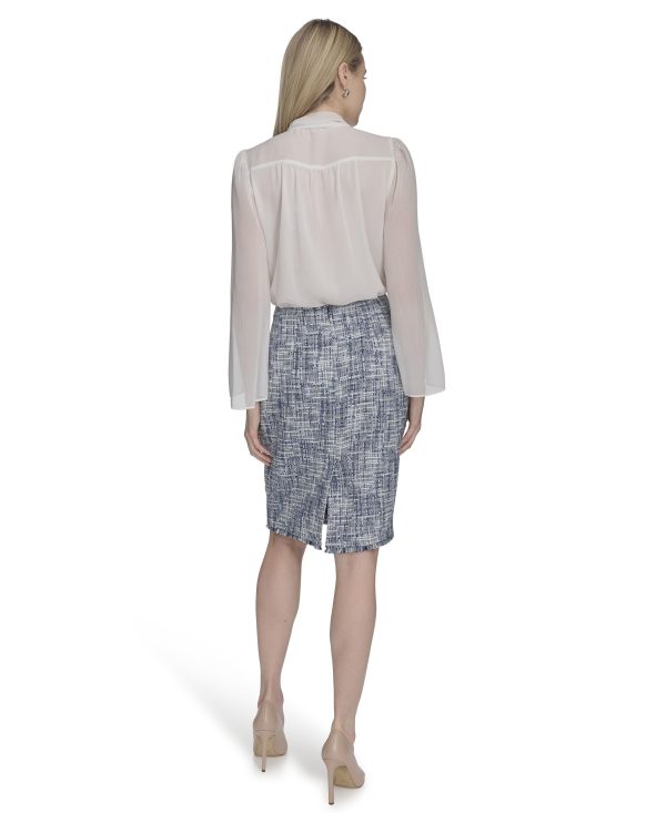 Women's Open Front Tweed Suit Jacket