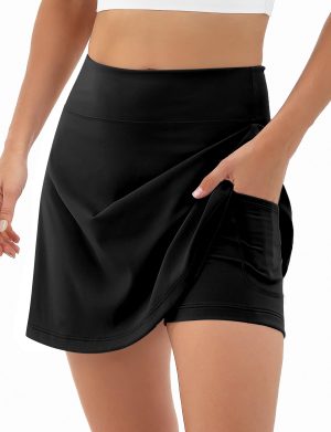 Women's Tennis Skirt Shorts High Waisted Golf Skorts with Pockets Workout Athletic Casual Outfit Clothes