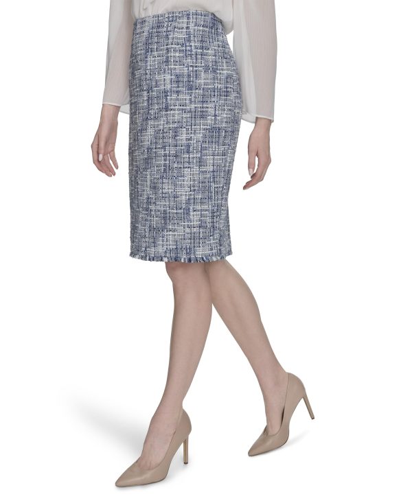 Women's Open Front Tweed Suit Jacket