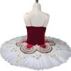 Swan Lake Performance Costume Ballet Dress White Sarong Competition Tutu Kids Adult Ballet Puffy Skirt