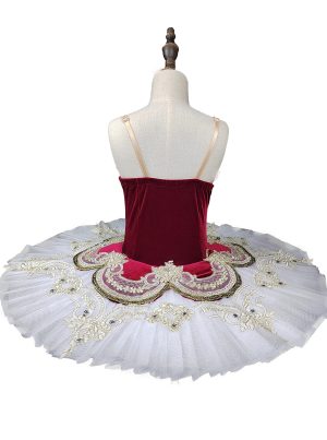 Swan Lake Performance Costume Ballet Dress White Sarong Competition Tutu Kids Adult Ballet Puffy Skirt