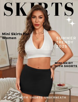 Women Mini Skort Skirts Pencil Bodycon Short Skirts Y2k Leopard Print Skorts with Shorts Underneath